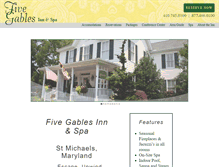 Tablet Screenshot of fivegables.com